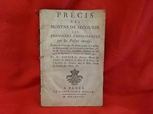 Imagen del vendedor de Prcis des Moyens de Secourir les Personnes empoisonnes par les Poisons corrosifs. a la venta por alphabets