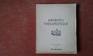 Seller image for Mmento Thrapeutique for sale by Librairie de la Garenne