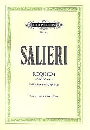 Bild des Verkufers fr Requiem in C Minor (Latin) : For 4 Soli, Mixed Choir and Orchestra zum Verkauf von AHA-BUCH GmbH