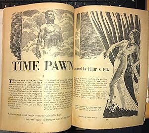 Bild des Verkufers fr Time Pawn. THRILLING WONDER STORIES, 1954 summer, Time Pawn. Vol. XLIV, No. 1. zum Verkauf von Rob Warren Books