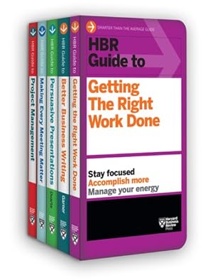 Image du vendeur pour HBR Guides to Being an Effective Manager Collection : Getting the Right Work Done / Better Business Writing / Persuasive Persentations / Making Every Meeting Matter / Project Management mis en vente par GreatBookPrices