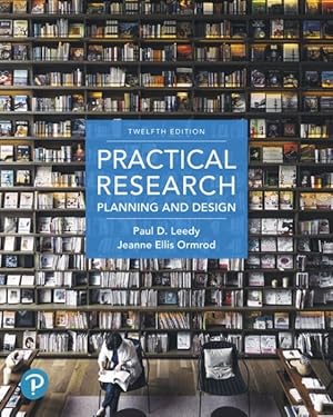 Imagen del vendedor de Practical Research + MyLab Education includes Pearson eText Access Card : Planning and Design a la venta por GreatBookPrices