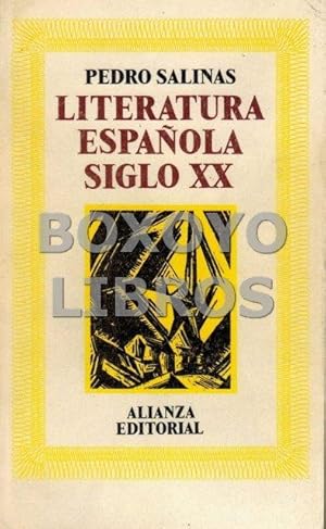 Literatura española siglo XX