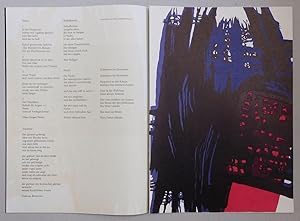 Seller image for Spektrum. Vierteljahresschrift fr Originalgrafik und Dichtung. Nr. 45 (12. Jahrgang 1969/70): Die Nacht. for sale by Antiquariat Martin Barbian & Grund GbR