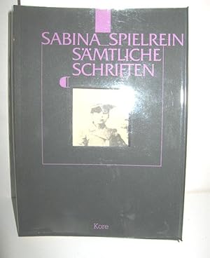 Seller image for Sabina Spielrein Band II (Smtliche Schriften) for sale by Antiquariat Zinnober