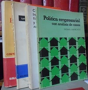 Imagen del vendedor de FINANCIACIN DE LA EMPRESA + INTRODUCCIN A LA FINANCIACIN EMPRESARIAL Y AL ANLISIS BURSTIL + POLTICA EMPRESARIAL con anlisis de casos (CON SUBRAYADOS) + PROBLEMAS DE ECONOMA DE LA EMPRESA (4 libros) a la venta por Libros Dickens