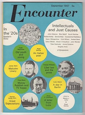 Imagen del vendedor de Encounter, Volume 29, Number 3 (September 1967) - includes "Malcolm Lowry : A First Impression" by James Stern a la venta por Philip Smith, Bookseller