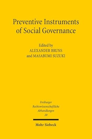 Immagine del venditore per Preventive Instruments of Social Governance venduto da GreatBookPrices