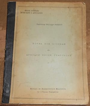 Etude sur l?Islam en Afrique Noire Française