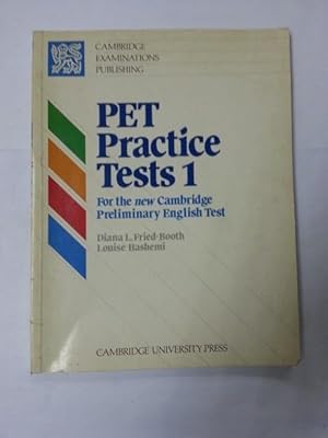 Imagen del vendedor de Pet Practice Tests. 1 a la venta por Libros Ambig