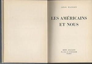 Image du vendeur pour LES AMERICAINS ET NOUS. mis en vente par Librera Javier Fernndez