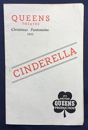 Cinderella - Christmas Pantomime 1942 - Queen's Theatre Dublin (Programme)