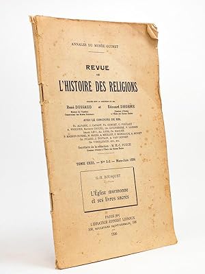 L'Eglise mormonne et ses livres sacrés ( Revue de l'histoire des religions - Annales du Musée Gui...