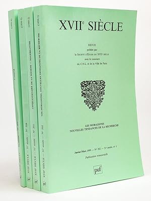 XVIIe siècle , Bulletin de la " Société d'Etude du XVIIe siècle " [ 17e , Dix-septième siècle ] 5...