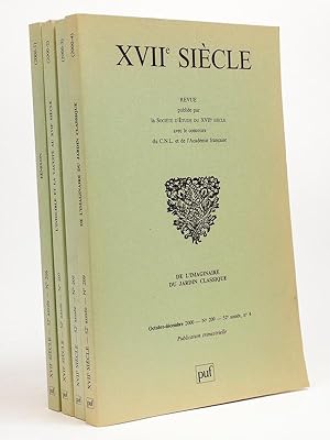 XVIIe siècle , Bulletin de la " Société d'Etude du XVIIe siècle " [ 17e , Dix-septième siècle ] 5...