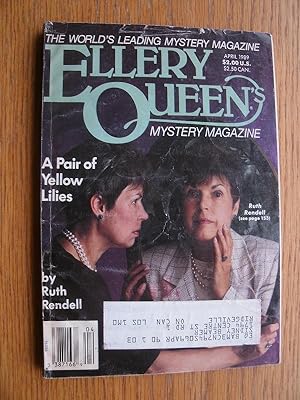 Image du vendeur pour Ellery Queen's Mystery Magazine: April 1989 mis en vente par Scene of the Crime, ABAC, IOBA