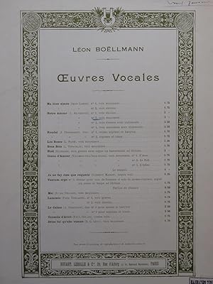 Imagen del vendedor de BOLLMANN Lon Notre Amour Chant Piano ca1910 a la venta por partitions-anciennes