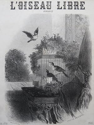 L'oiseau Libre Célestin NANTEUIL Illustration XIXe siècle
