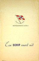 Seller image for Brochure Rotterdamsche Lloyd Een schip vaart uit Een wandeling op papier in en over het passagiersschip Willem Ruys for sale by nautiek