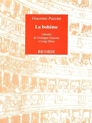 Bild des Verkufers fr La Boheme di Giacomo Puccini zum Verkauf von Librodifaccia