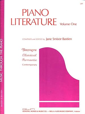 Bild des Verkufers fr Piano Literature Vol. 1 zum Verkauf von Librodifaccia