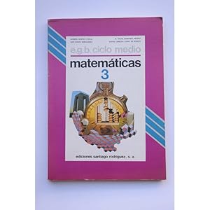 Imagen del vendedor de Matemticas 3. EGB. Ciclo medio a la venta por LIBRERA SOLAR DEL BRUTO