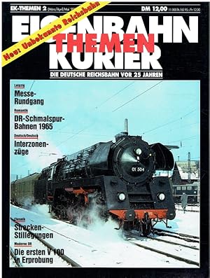 Image du vendeur pour Eisenbahn Kurier /EK - Themen 2. Die deutsche Reichsbahn vor 25 Jahren 1965. mis en vente par Antiquariat Bernhardt