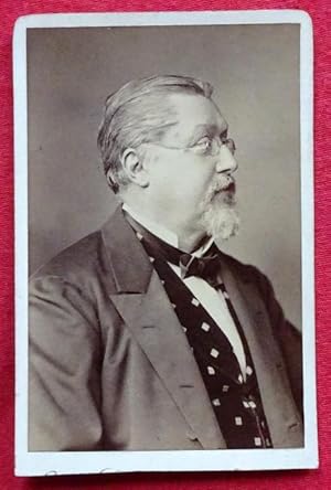 Joseph Victor von Scheffel (1826-86) deutscher Dichter. Original-Kabinettphoto