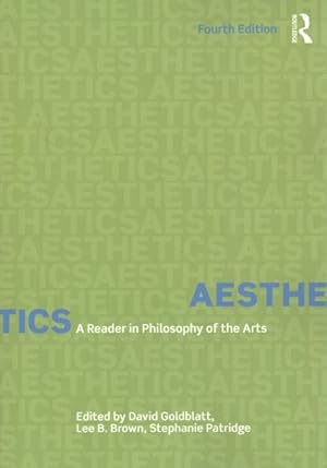 Bild des Verkufers fr Aesthetics : A Reader in Philosophy of the Arts zum Verkauf von GreatBookPrices