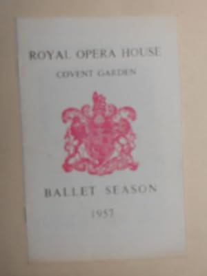 Bild des Verkufers fr Royal Opera House, Covent Garden - The Royal Ballet - Programme 12th March 1957 - Les Patineurrs - Checkmate - Daphnis and Chloe zum Verkauf von David Bunnett Books
