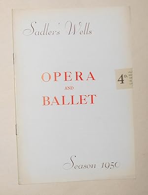 Image du vendeur pour Sadler's Wells Theatre Ballet at Sadler's Wells - Programme Matinee November 18th 1950 - Carnaval La Fete Etrange - Blue Bird Pas de Deux - Les Rendezvous mis en vente par David Bunnett Books