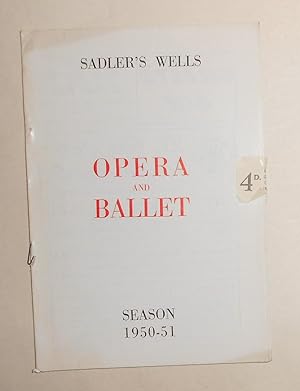 Seller image for Sadler's Wells Theatre Ballet at Sadler's Wells - Programme Matinee February 17th 1951 - Les Sylphides - Prospect Before Us - Pastorale - Pas de Deux for sale by David Bunnett Books