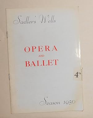 Seller image for Sadler's Wells Theatre Ballet at Sadler's Wells - Programme Matinee October 7th 1950 - Casse Noisette - Valses Nobles Et Sentimentales - Summer Interlude for sale by David Bunnett Books