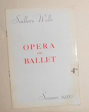 Seller image for Sadler's Wells Theatre Ballet at Sadler's Wells - Programme Matinee November 11th 1950 - Assembly Ball - Sea Change - Jota Toledana - Tritsch- Tratsch - Casse Noisette for sale by David Bunnett Books