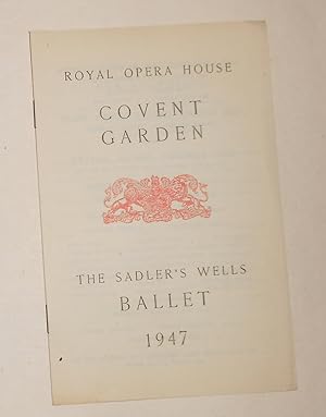 Imagen del vendedor de Royal Opera House, Covent Garden - The Sadler's Wells Ballet - Programme Matinee February 1st 1947 - Le Lac Des Cygnes a la venta por David Bunnett Books