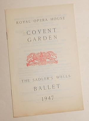 Immagine del venditore per Royal Opera House, Covent Garden - The Sadler's Wells Ballet - Programme April 19th 1947 - Sleeping Beauty venduto da David Bunnett Books