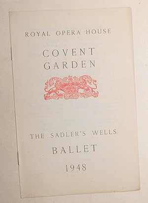 Immagine del venditore per Royal Opera House, Covent Garden - The Sadler's Wells Ballet - Programme Matinee 10th January 1948 - The Sleeping Beauty venduto da David Bunnett Books