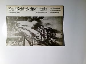 Bild des Verkufers fr 9. November 1938 in Deutschland. Arbeitshilfe Die Reichskristallnacht zum Verkauf von Antiquariat Buchhandel Daniel Viertel