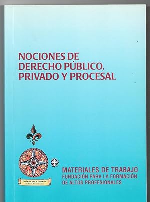 Imagen del vendedor de NOCIONES DE DERECHO PÚBLICO, PRIVADO Y PROCESAL a la venta por Librería Diálogo