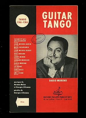 Seller image for Guitar Tango (Tango Cha-Cha) | Rien (Tango Della Gelosia) [Musicians Vintage French Piano Sheet Music] + Individual Sheets Of Music For Parts of the Orchestra for sale by Little Stour Books PBFA Member