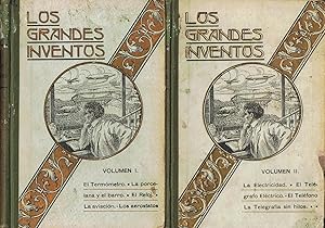 Imagen del vendedor de LOS GRANDES INVENTOS. 2 Tomos. La electricidad  El Telgrafo Elctrico  El Telefono  La Telegrafa sin hilos * El termmetro  La porcelana y el barro  El reloj  La aviacin  Los aerostatos a la venta por Librera Torren de Rueda