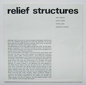 Image du vendeur pour Relief Structures mis en vente par William Allen Word & Image