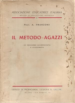 Seller image for il metodo agazzi for sale by Libreria Del Corso