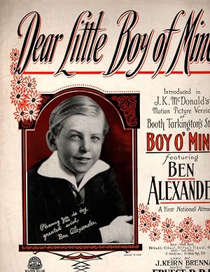 Image du vendeur pour Dear Little Boy of Mine (featuring Ben Alexander) mis en vente par Once Read Books