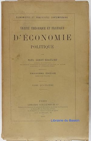 Traité théorique et pratique d'économie politique Tome Quatrième