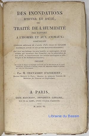 Des inondations d'hiver et d'été, ou traité de l'humidité par rapport à l'homme et aux animaux