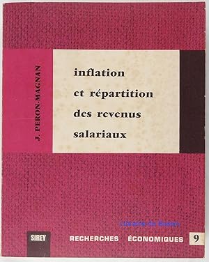 Imagen del vendedor de Inflation et rpartition des revenus salariaux a la venta por Librairie du Bassin