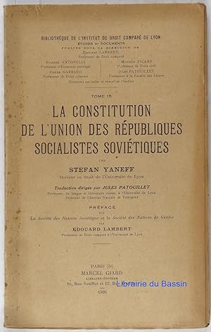 La constitution de l'Union des Républiques Socialistes Soviétiques