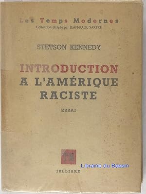 Immagine del venditore per Introduction  l'Amrique raciste venduto da Librairie du Bassin
