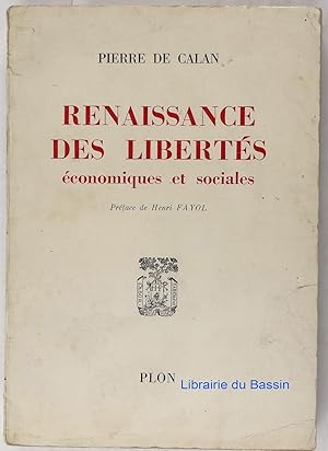 Seller image for Renaissance des liberts conomiques et sociales for sale by Librairie du Bassin